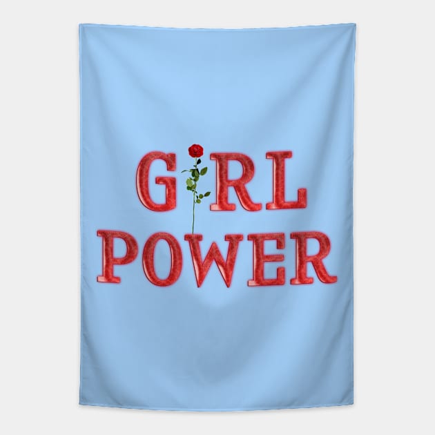 Girl Power Tapestry by LanaBanana