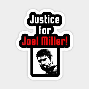 Justice for Joel Miller Black 2 Magnet