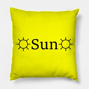 Matching Sun Pillow