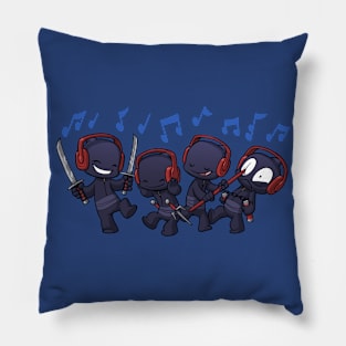 Ninja Dance Party Pillow