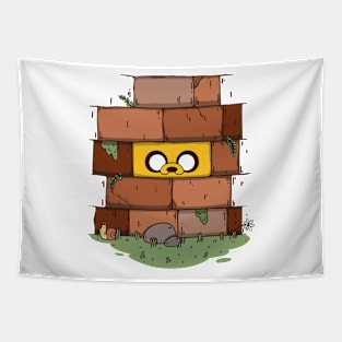 Adventure Time - Another Brick On The Wall Tapestry