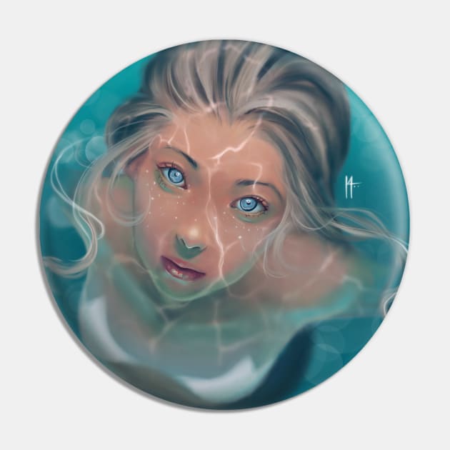 Swimming Girl Pin by Aristokati