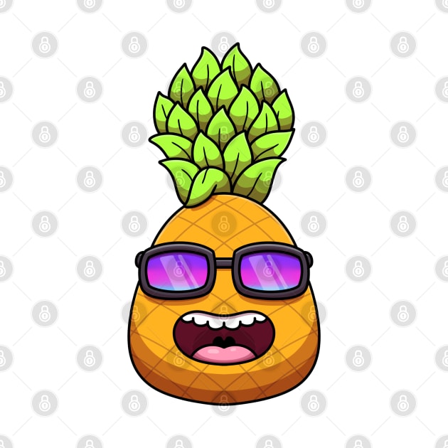 Cool Pineapple by TheMaskedTooner