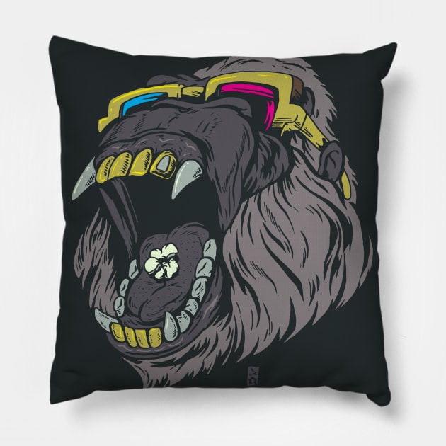 Park Ape Pillow by Thomcat23