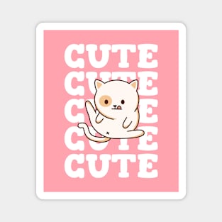 Cute Kitty Butt Graphic Tee Design Magnet