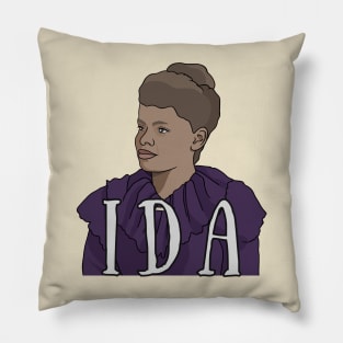 Ida B. Wells Portrait Pillow