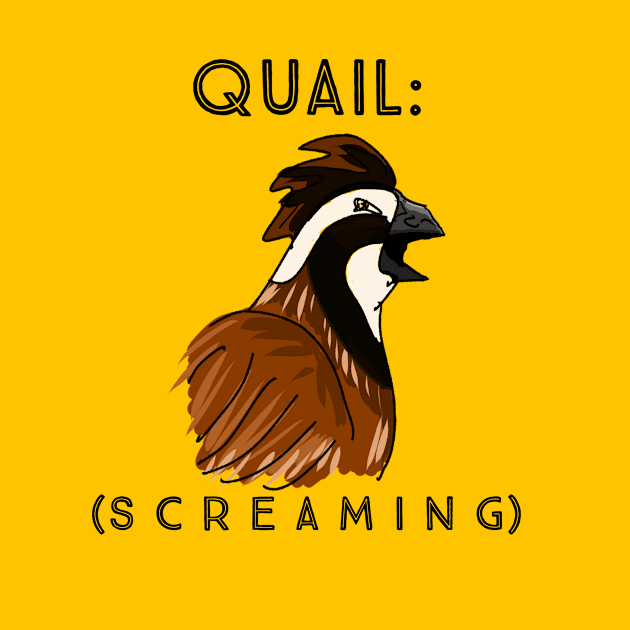 Screaming Quail by KatsMind