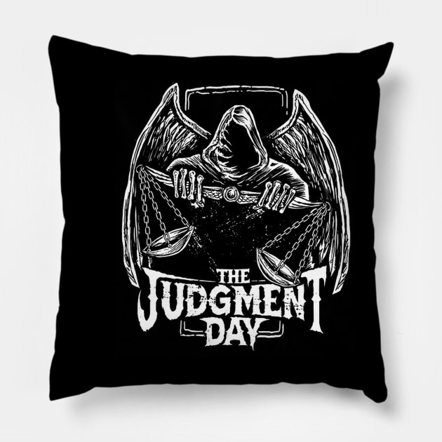 The Judgment Day Wings Pillow by Holman