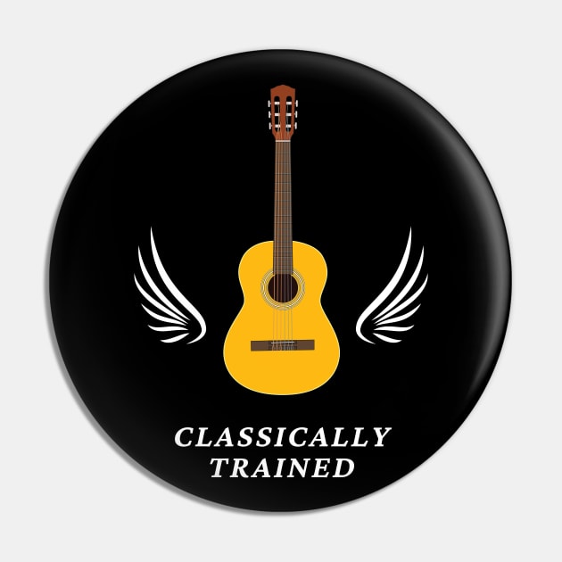 Classically Trained Classical Acoustic Guitar Wings Pin by nightsworthy