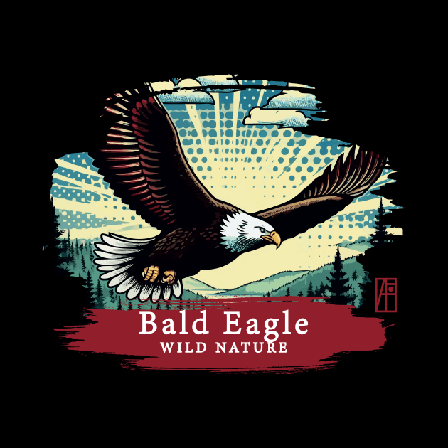 Bald Eagle - WILD NATURE - BALD EAGLE -5 by ArtProjectShop