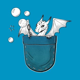 Baby Dragon Pocket Friend T-Shirt