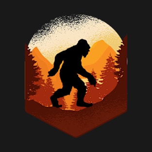 Funny Bigfoot and Sasquatch T Shirts T-Shirt