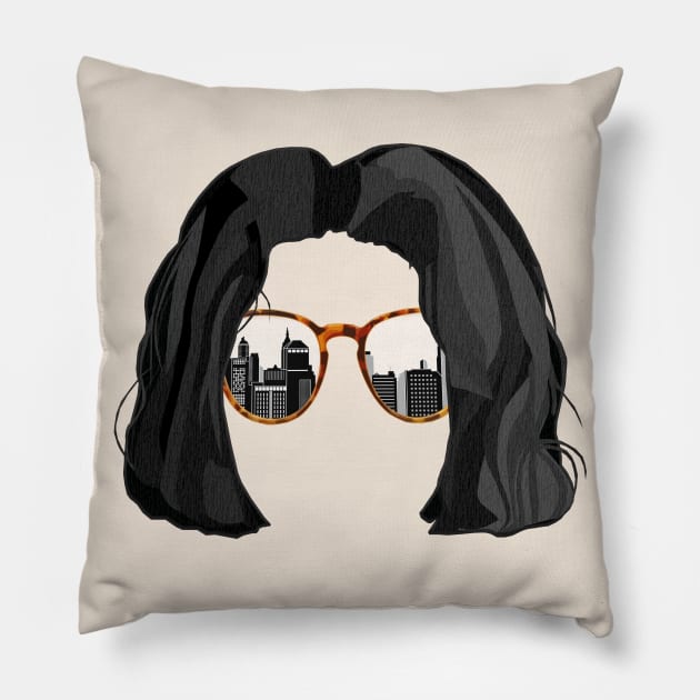 Pretend It’s A City Pillow by LanaBanana