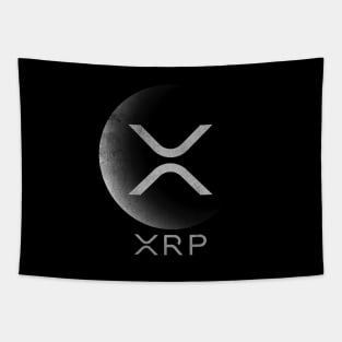 Vintage Ripple XRP Coin To The Moon Crypto Token Cryptocurrency Blockchain Wallet Birthday Gift For Men Women Kids Tapestry