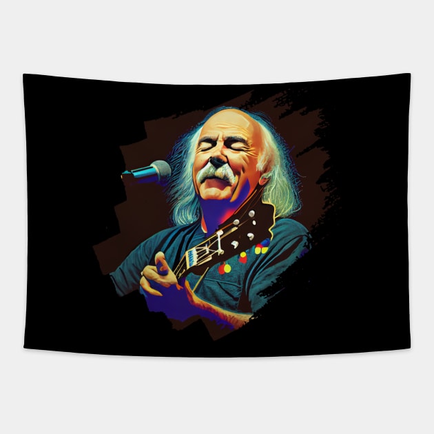 David Crosby Tapestry by Pixy Official