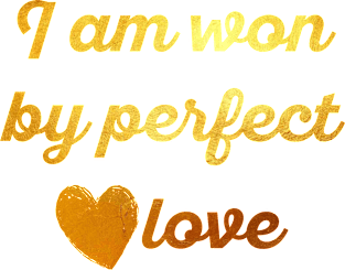 I am won by perfect love Magnet