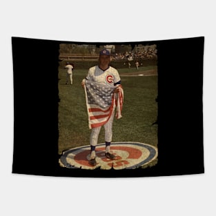 Rick Monday in Chicago Cubs Tapestry