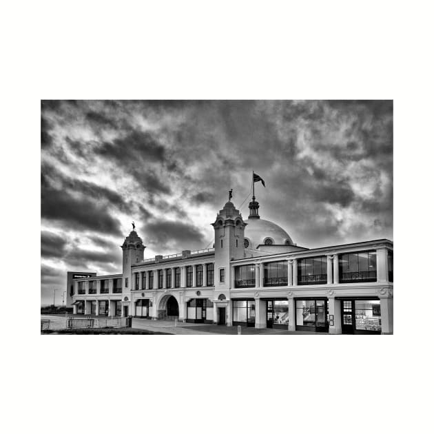 Sunday Morning at the Spanish City in Monochrome by Violaman