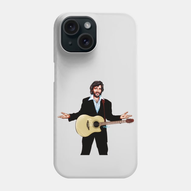 Eddie Rabbitt - An illustration by Paul Cemmick Phone Case by PLAYDIGITAL2020