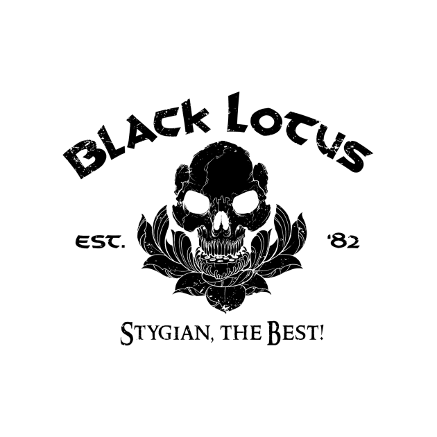 Black Lotus (Black) by Miskatonic Designs