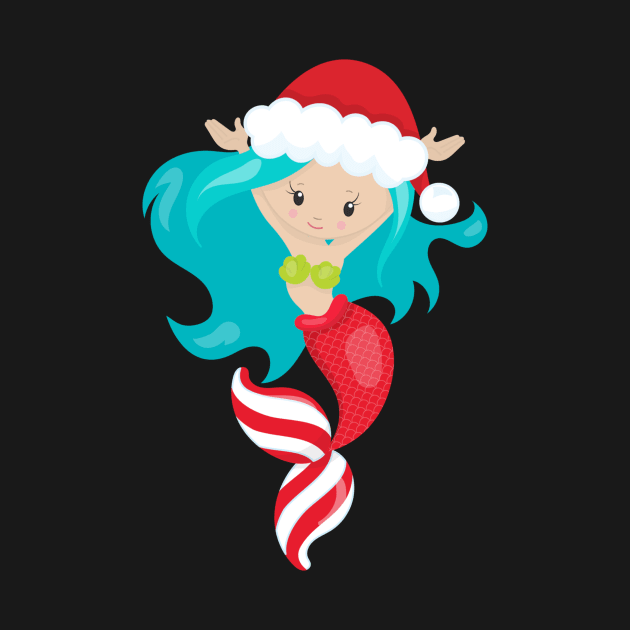 Christmas Mermaid by DANPUBLIC