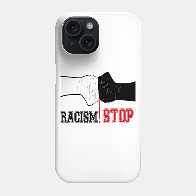 Make racism wrong again Phone Case by Work Memes