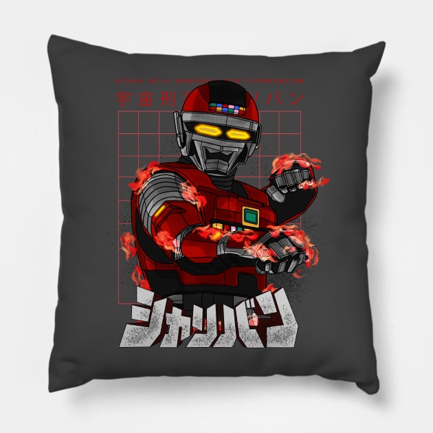 Uchuu Keiji Sharivan : Next Generation Pillow by CoretanVector