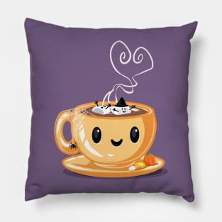 Happy Halloween Hot Chocolate Pillow