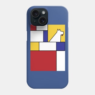 Mondrian Good Boy Phone Case