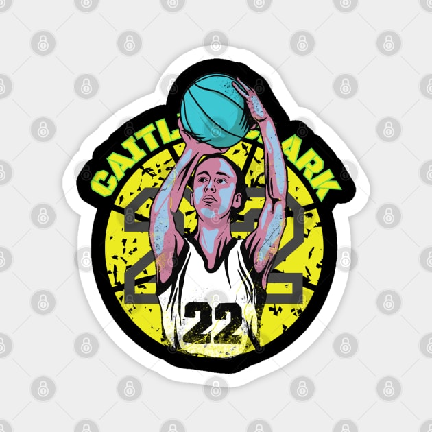 Caitlin Clark vector art Magnet by Onarky