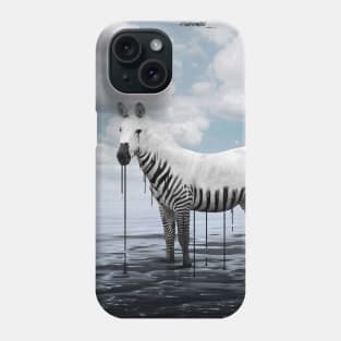 Melting zebra Phone Case