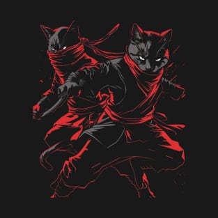 Cat Ninja Stealth Agile Fury T-Shirt