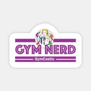 Gym Nerd (purple) Magnet