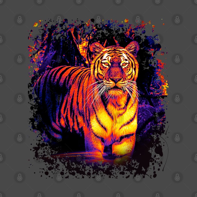 Power Tiger - Your rainbow animal guide by Cimbart