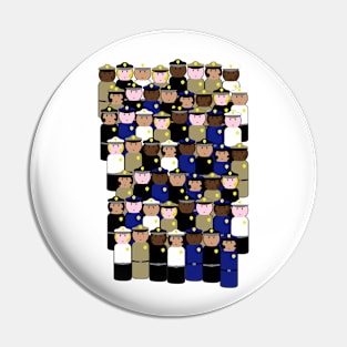 peg people police Pin