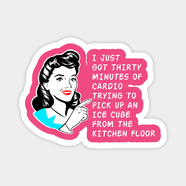 Kitchen Cardio Magnet by TimAddisonArt