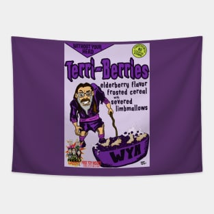 Terri-Berries Without Your Head Monster Cereal T-Shirt Tapestry