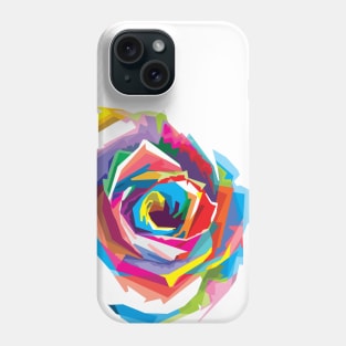 Colorful flower pop art Phone Case