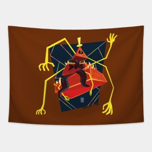 Bill Cipher Art Tapestry