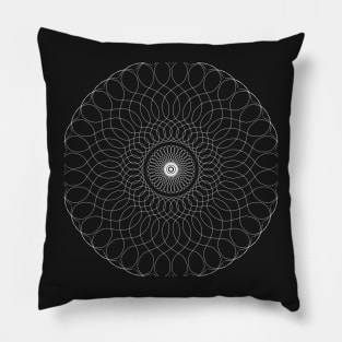 Wavy Circle Pattern Pillow