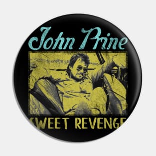 John Prine - Golden Vintage Pin