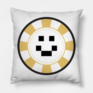 Casino Quackity gold color Pillow