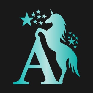 A Unicorn Star Monogram T-Shirt