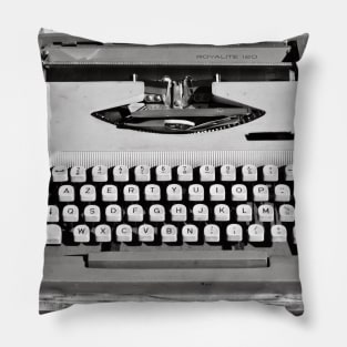 French Typewriter Pillow