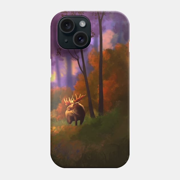 Moose Phone Case by IresART