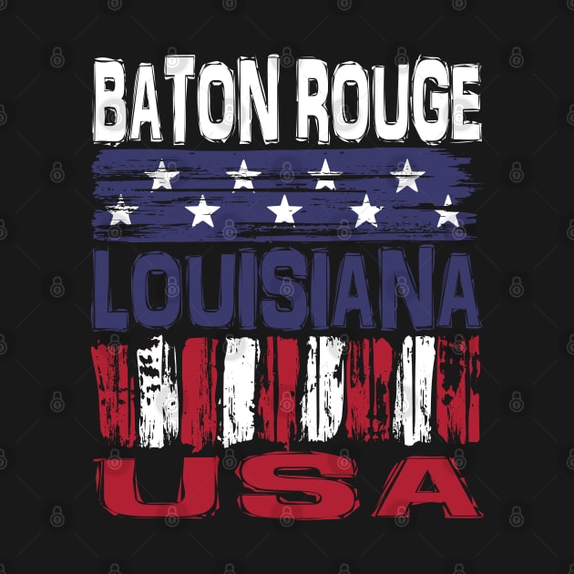 Baton Rouge USA T-Shirt by Nerd_art