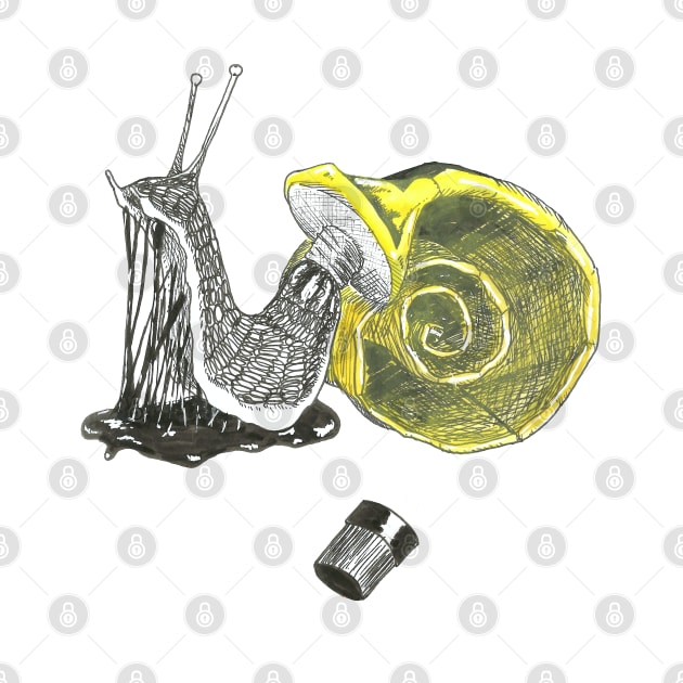 Glue snail by Créa'RiBo