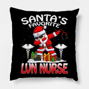 Santas Favorite Lvn Nurse Christmas T Shirt Pillow