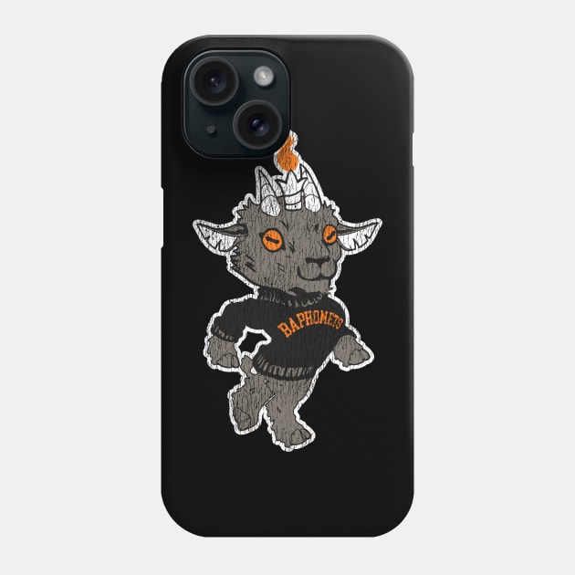 THE BAPHOMETS Sports Mascot Parody Phone Case by darklordpug