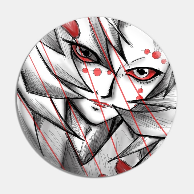 rui the spider demon in kimetsu no yaiba art Pin by jorge_lebeau